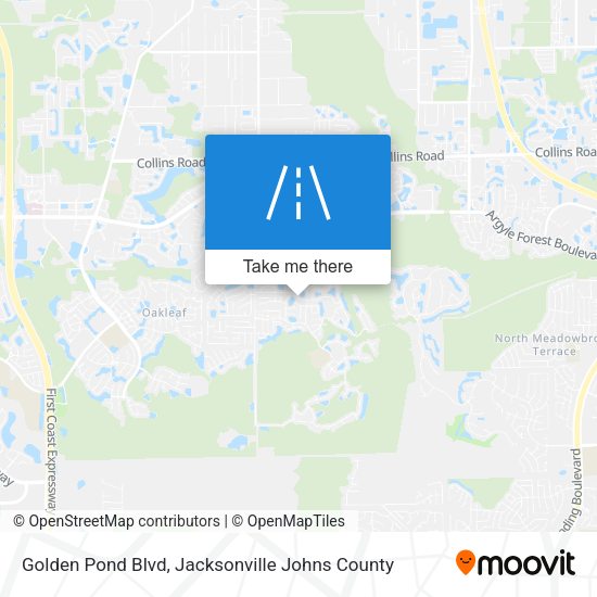 Golden Pond Blvd map