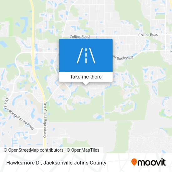 Hawksmore Dr map