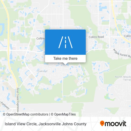 Island View Circle map