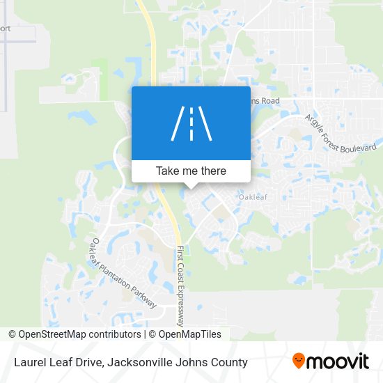 Laurel Leaf Drive map