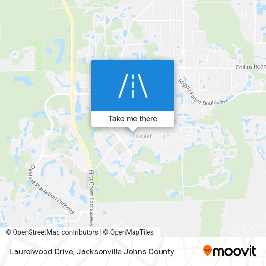 Mapa de Laurelwood Drive