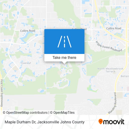 Maple Durham Dr map