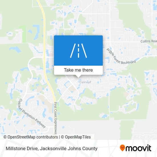 Millstone Drive map