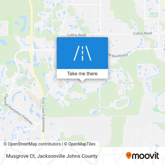 Mapa de Musgrove Ct