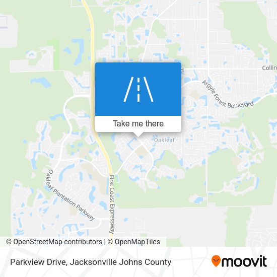 Parkview Drive map