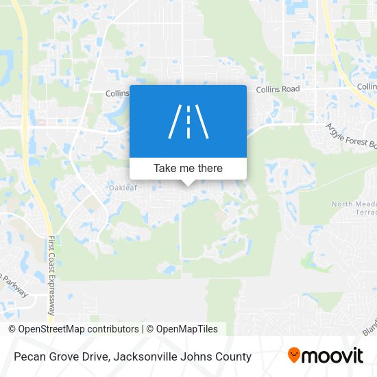 Pecan Grove Drive map