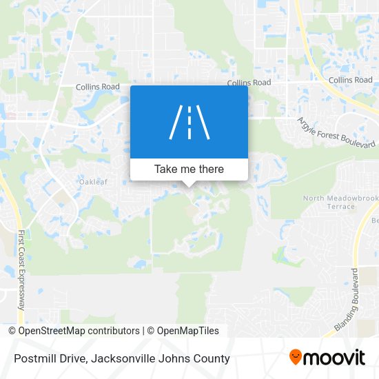 Postmill Drive map