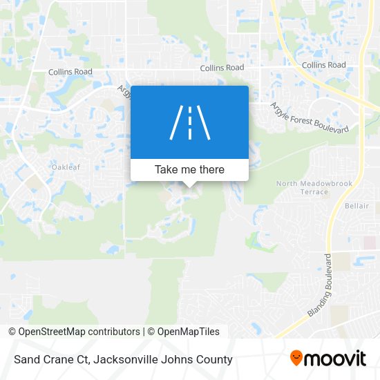 Sand Crane Ct map