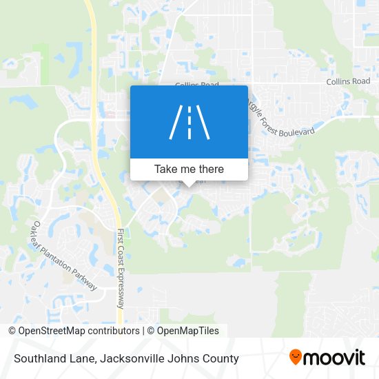 Mapa de Southland Lane