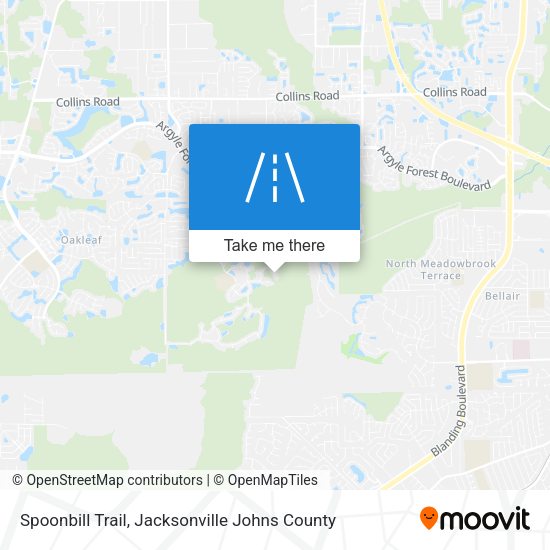 Mapa de Spoonbill Trail