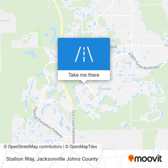 Stallion Way map
