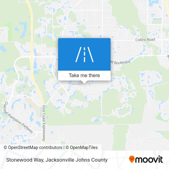 Stonewood Way map