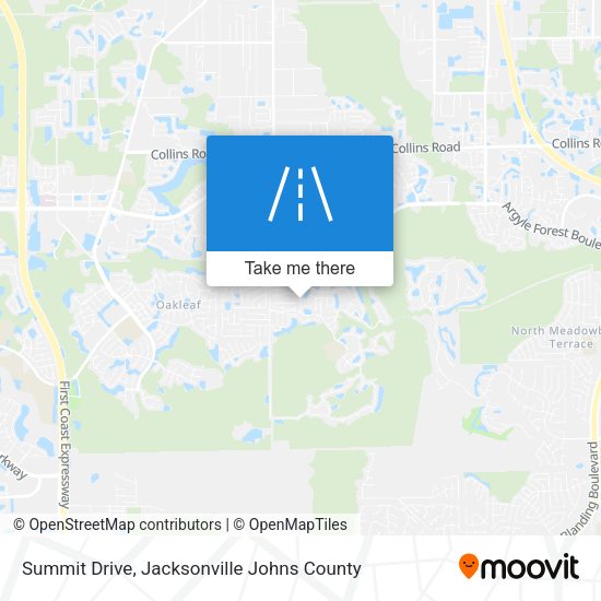 Summit Drive map