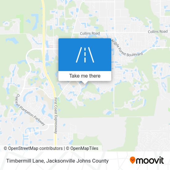 Mapa de Timbermill Lane