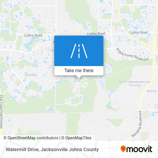 Watermill Drive map