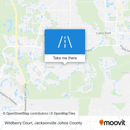 Wildberry Court map
