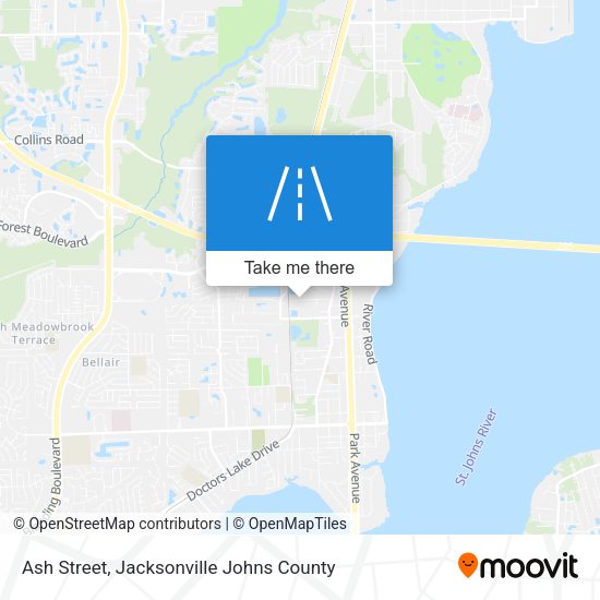 Ash Street map