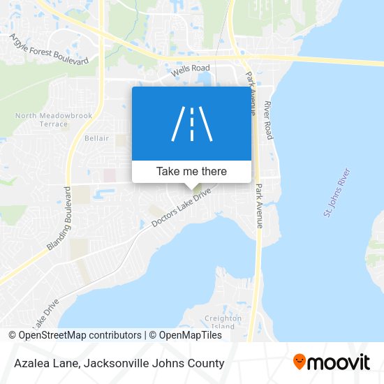 Azalea Lane map