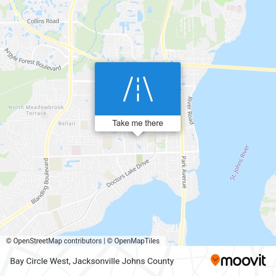 Mapa de Bay Circle West