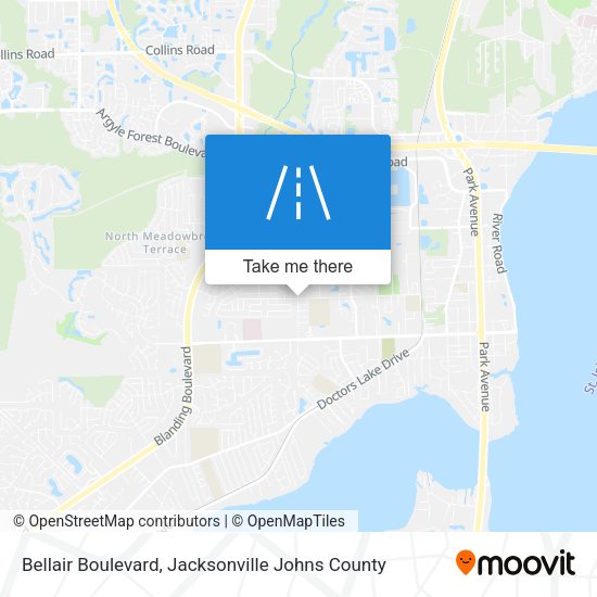 Mapa de Bellair Boulevard