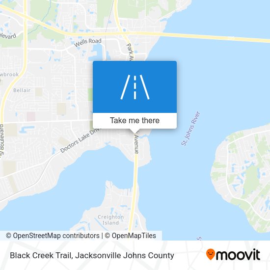 Mapa de Black Creek Trail