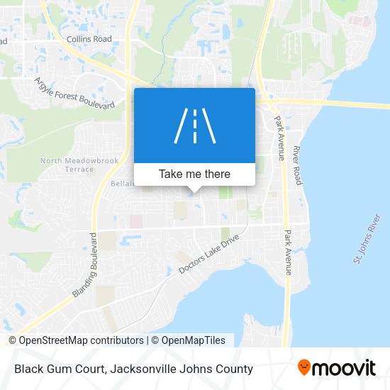Black Gum Court map