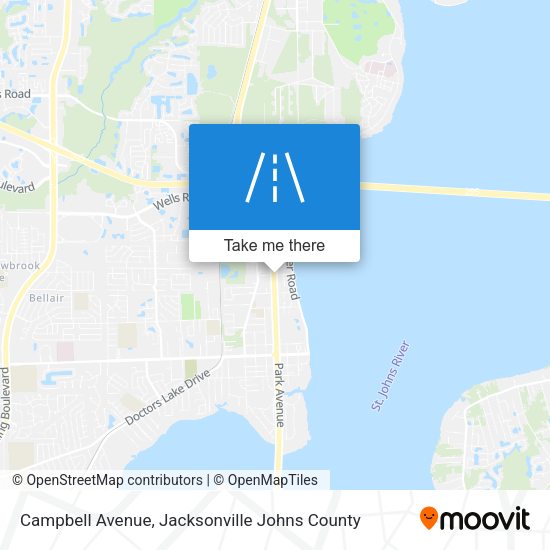 Campbell Avenue map