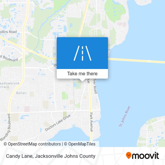 Candy Lane map