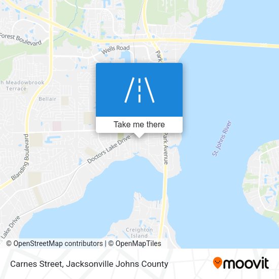 Carnes Street map