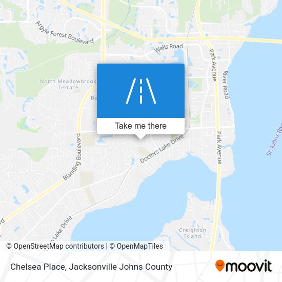 Mapa de Chelsea Place
