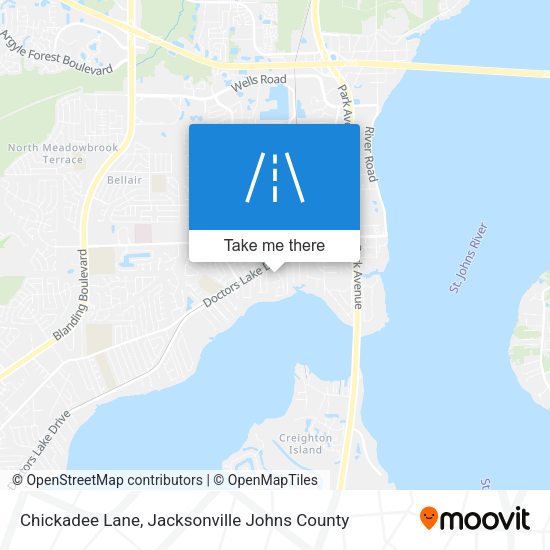 Mapa de Chickadee Lane