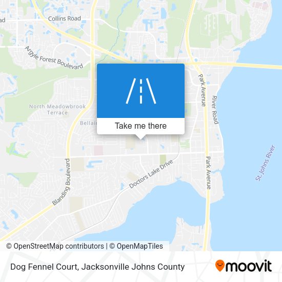Dog Fennel Court map