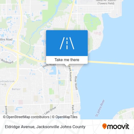 Mapa de Eldridge Avenue