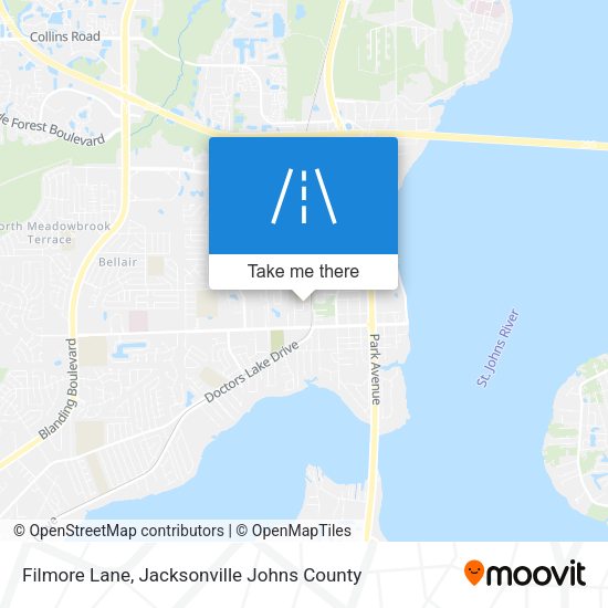 Filmore Lane map