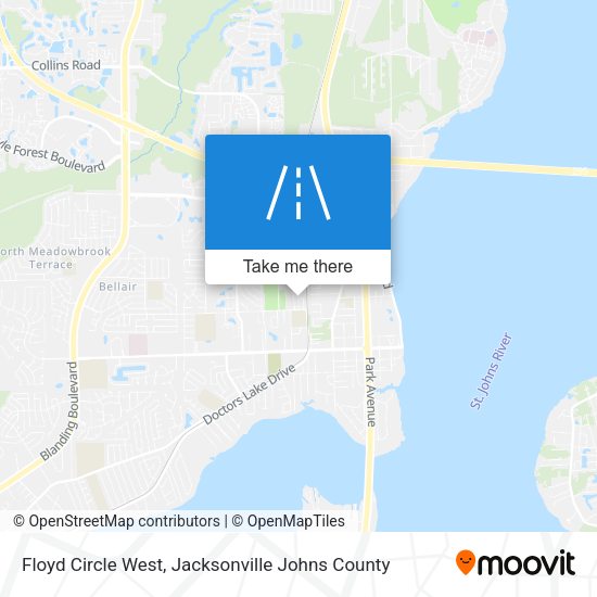 Floyd Circle West map