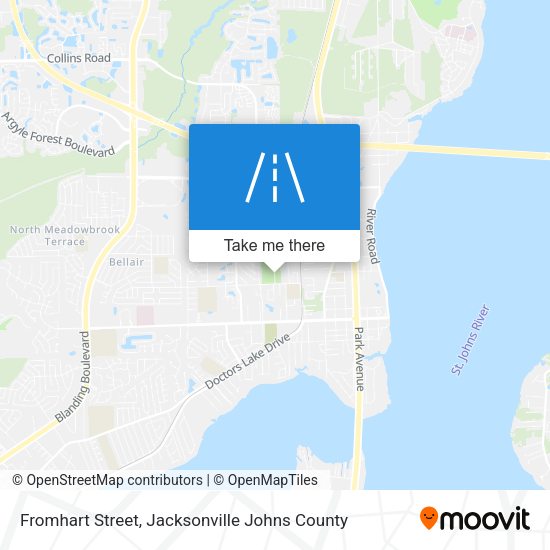 Fromhart Street map