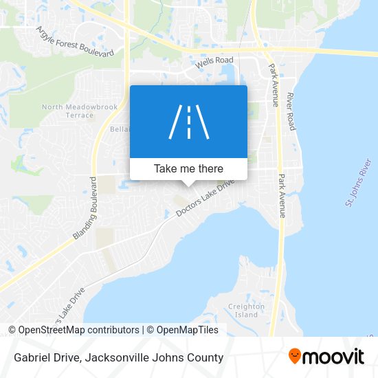 Gabriel Drive map