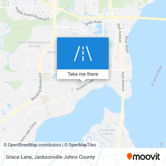 Grace Lane map
