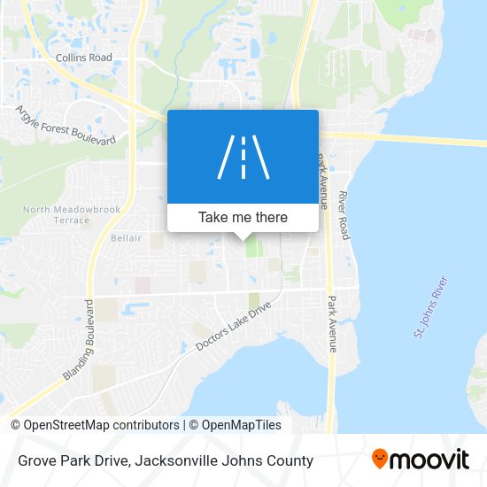 Grove Park Drive map