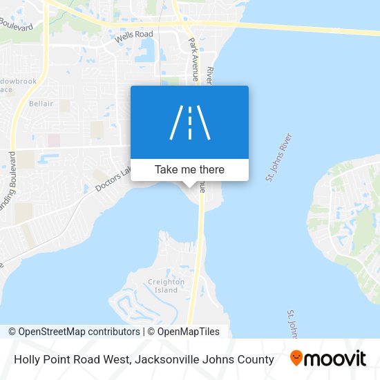 Holly Point Road West map