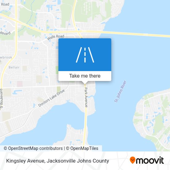 Kingsley Avenue map