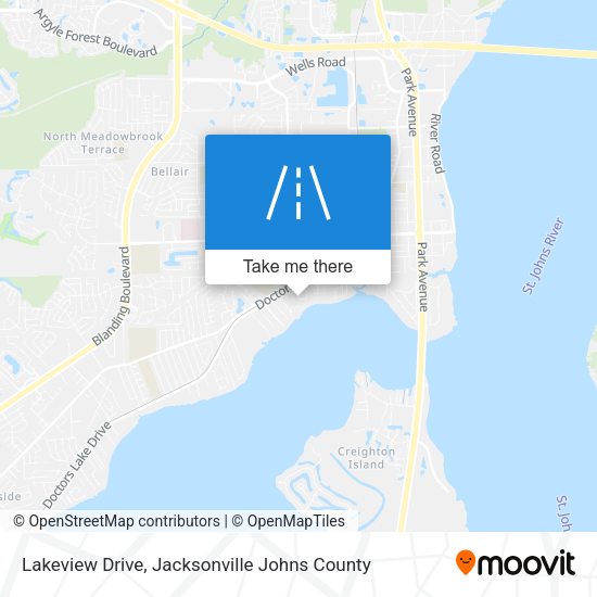 Lakeview Drive map