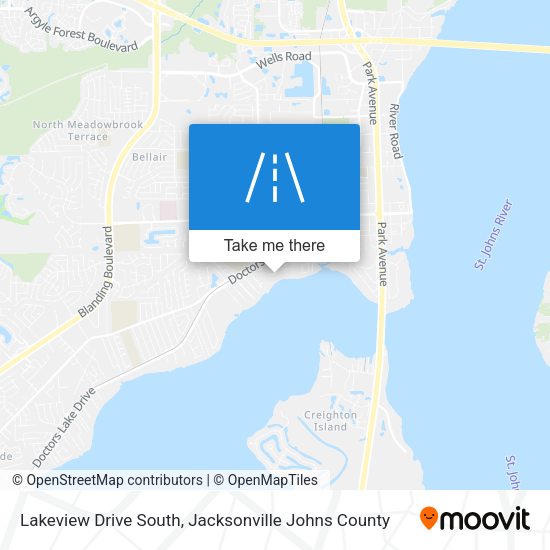 Mapa de Lakeview Drive South