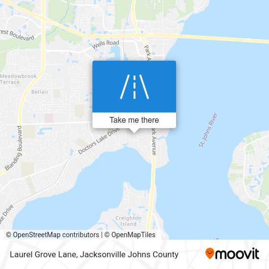 Laurel Grove Lane map