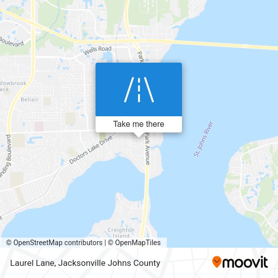 Laurel Lane map