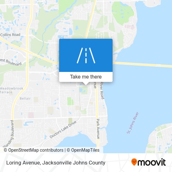 Loring Avenue map