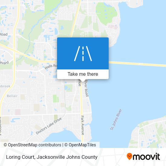Loring Court map