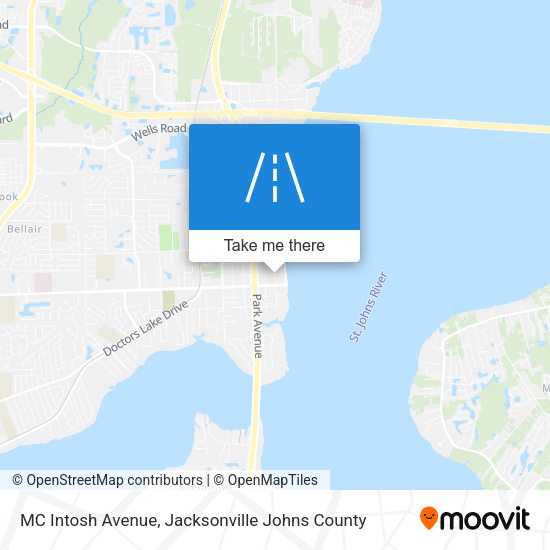 Mapa de MC Intosh Avenue