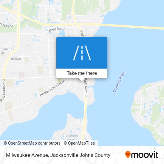 Milwaukee Avenue map