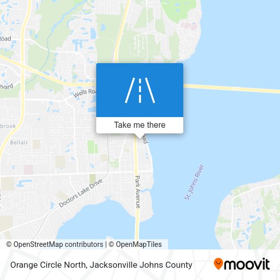 Orange Circle North map